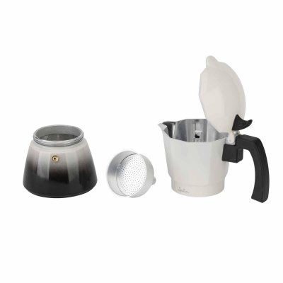 JATA Italian Kaffekanne HCAF2409 Krem Aluminium 9 Kopper
