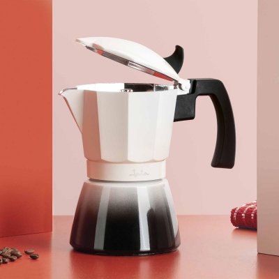 JATA Italian Kaffekanne HCAF2403 Krem Aluminium 3 Kupit