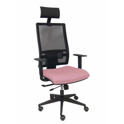 Office Chair with Headrest P&C Horna Traslack bali Pink