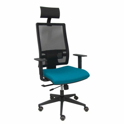 Office Chair with Headrest P&C B10CRPC Green/Blue