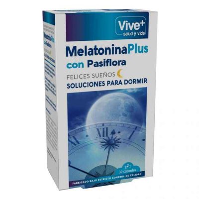 Food Supplement Vive+ Melatonin Passionflower (30 uds)