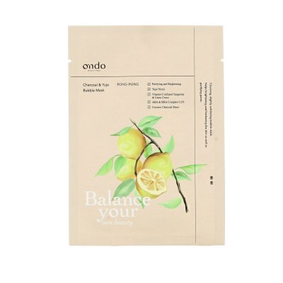 Ondo Beauty 36. 5 Eksfolierende Maske CHARCOAL & YUJA 25 ml