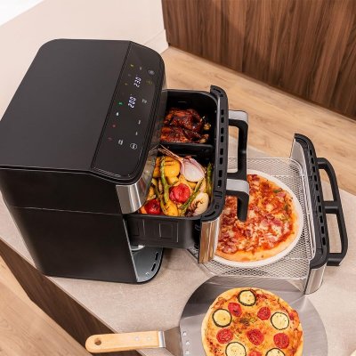 Cecotec Airfryer og Ovn Cecofry FoodCourt 18000 4Pizza 18L 2700W stål skjerm Rustfritt