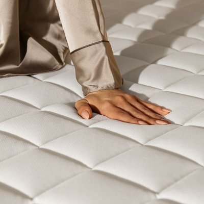 Cecotec Madrass Flow 6790 Hybrid 90x190 cm høy fasthet 7 soner beige Polyester