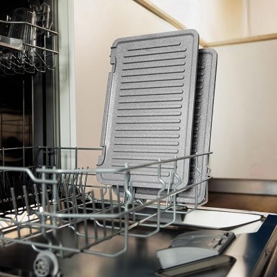 Cecotec Elektrisk Grill Rock’nGrill 2200 Dual 2200W stål non-stick 180º åpning Svart Rustfritt