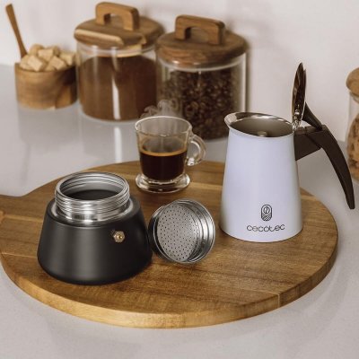Cecotec Kaffetrakter Italiana Piccolina 600 Bronze 10 kopper rustfritt stål bronse