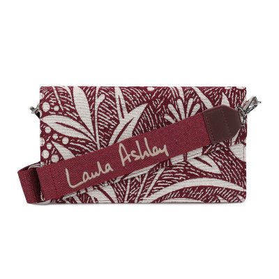 Håndveske for Kvinner Laura Ashley CRESTON-FLOWER-CLARET-RED Grå 24 x 13 x 3 cm