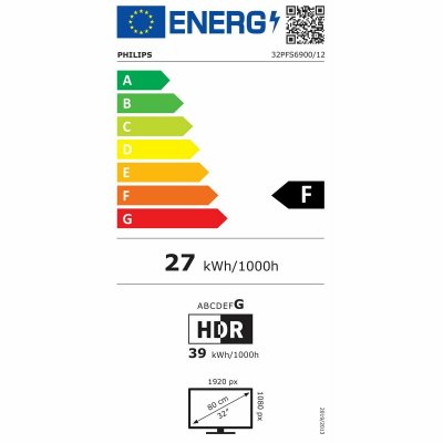 Philips Smart TV 32PFS6900/12 Full HD 32" LED HDR Svart