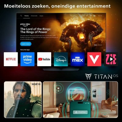 Philips Smart TV 32PFS6900/12 Full HD 32" LED HDR Svart