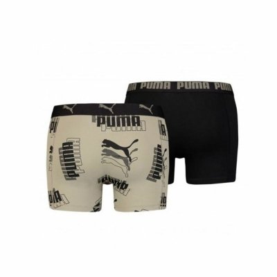 Men's Boxer Shorts Puma Logo Multicolour (2 pcs)
