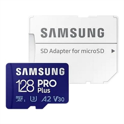 Micro SD Memory Card with Adaptor Samsung MB-MD128KAEU 128 GB UHS-I 160 MB/s