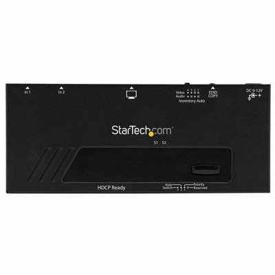 Startech HDMI svitsj VS221HDQ 1920 x 1200 px Svart Aluminium