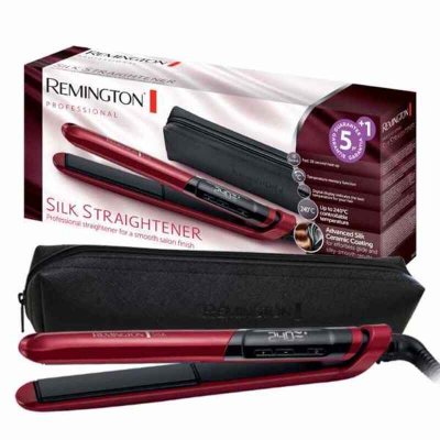 Hair Straightener Remington Silk Straightener 110 mm Red Black