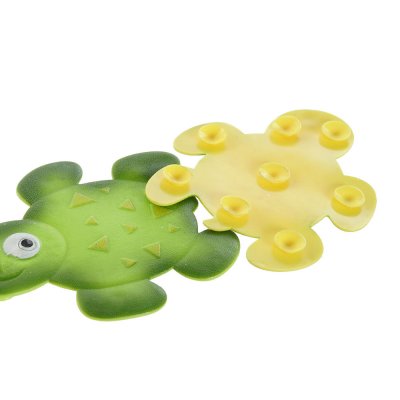 DKD Home Decor Badeteppe DKD Home Decor 11,5 x 1 x 10 cm Grønn Gul Barne Tortoyse PVC 10 cm (2 enheter)