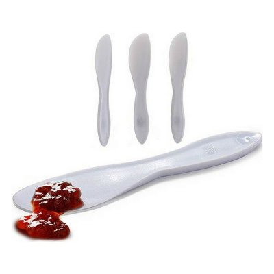Kinvara Knivsett Kinvara Hvit Plast 18 x 10 x 1 cm 18 x 3,5 x 1 cm 3 Deler (12 enheter)