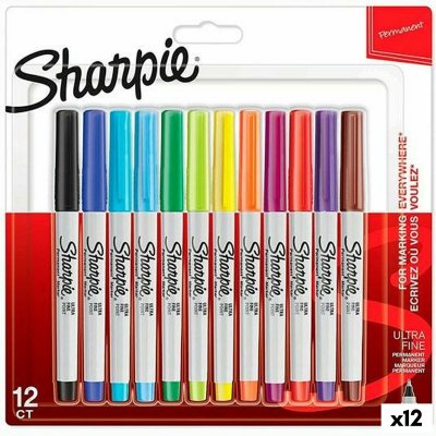 Sharpie Markør-sett Sharpie Flerfarget 12 Deler 0,5 mm (12 enheter)