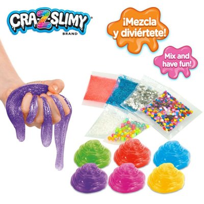Cra-Z-Art Modelleringsleirespill Bold&Brights (6 enheter) Slime Plast