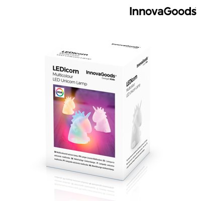 Multicolour Unicorn Lamp LEDicorn InnovaGoods