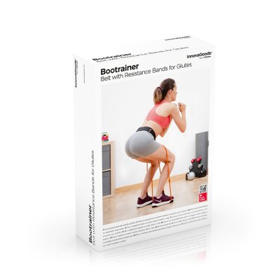 InnovaGoods Belte med motstandsbånd for setemuskler and treningsveileder Bootrainer InnovaGoods