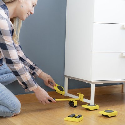 InnovaGoods Løfting og transportverktøy HeavEasy 5 Deler Svart