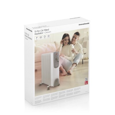 InnovaGoods Oljefylt Radiator Oileven InnovaGoods 2500 W (11 kammer)