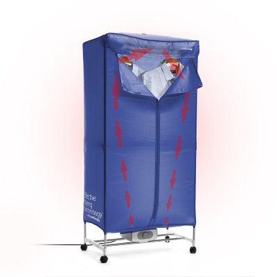 Bærbar elektrisk tørker med 2 nivåer Dupledry Blue InnovaGoods 1200 W (Fikset B)