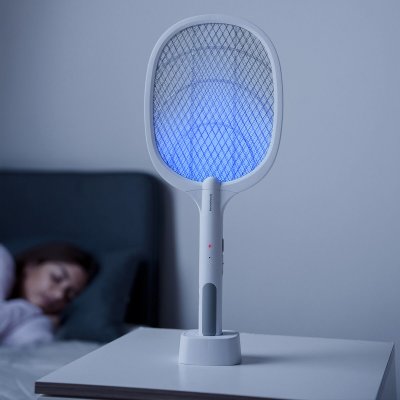2-i-1 oppladbart insekt drepe racket med UV-lys Elecfly InnovaGoods
