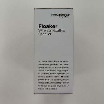 InnovaGoods Flytende trådløs høyttaler med LED Floaker Blå Svart (Fikset B) Silikon