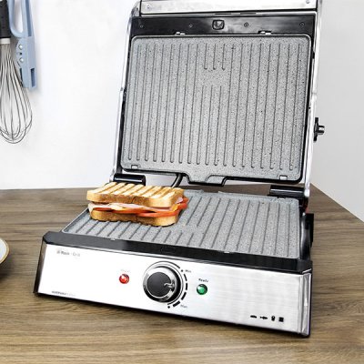 Cecotec Grill Cecotec Rock'nGrill Pro Sølv 2000 W