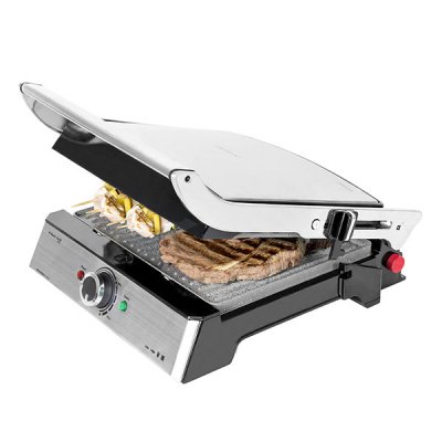 Cecotec Grill Cecotec Rock'nGrill Pro Sølv 2000 W