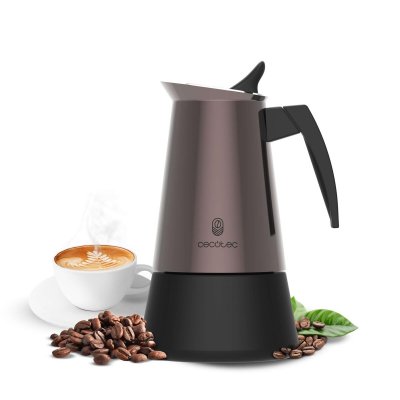 Cecotec Italiensk Kaffetrakter Piccolina 200 Bronze 2 Kopper Rustfritt Stål Bronsje