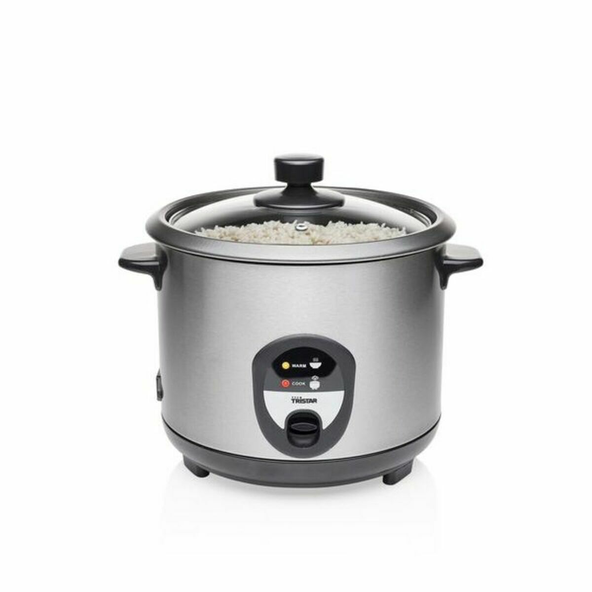 riskokeren Tristar RK-6126 Arrocera 400 W Rustfritt stål Sølv 1 L
